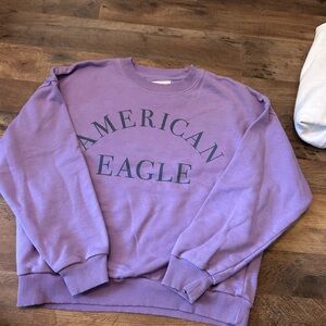 American Eagle Outfitters Lavender Crewneck Sweater